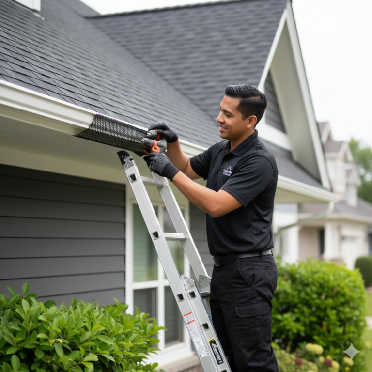 Reducing Frequency of Gutter Maintenance with Leaf Guards
