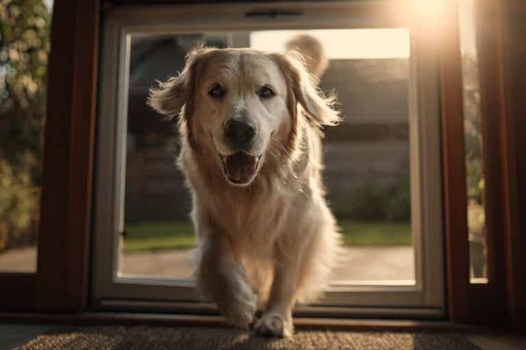 Dog door installation